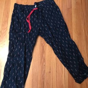 Candy cane pajama pant